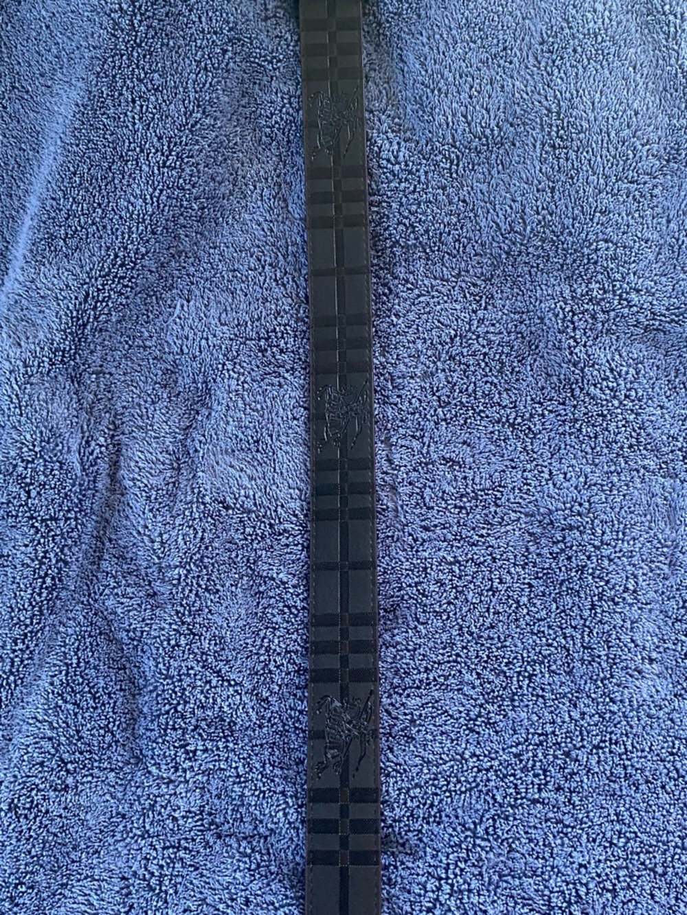 Silver “B” Buckle on Burberry Belt Featuring Reversible or Classic Print 120cm - Picture 7 of 8